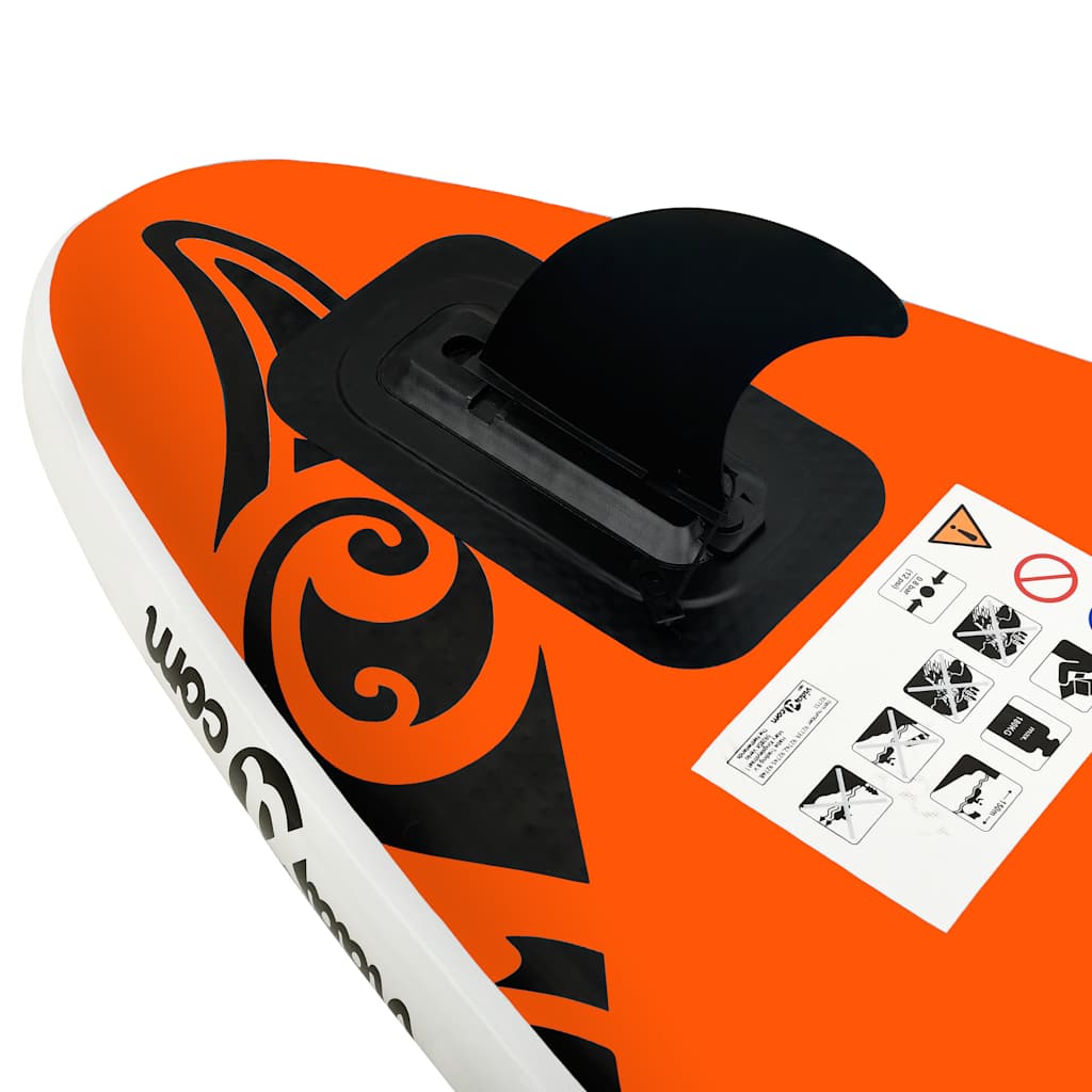 Inflatable SUP board set 305x76x15 cm orange