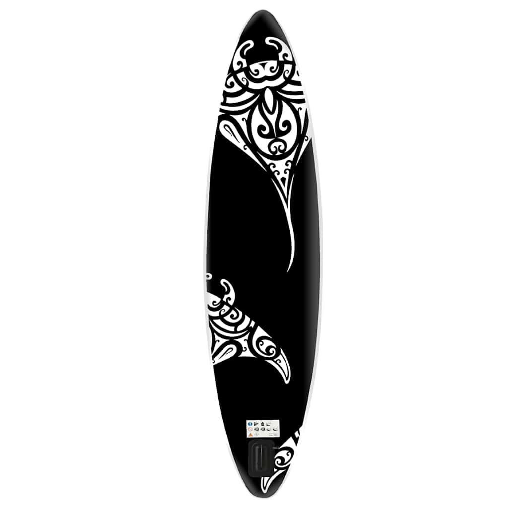 Inflatable SUP board set 320x76x15 cm Black