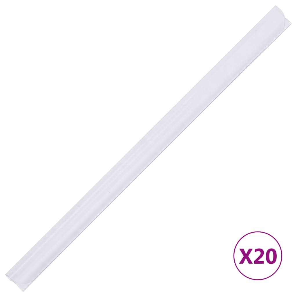 Écran d'intimité de jardin PVC 35x0,19 m Crème