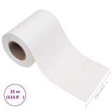 Écran d'intimité de jardin PVC 35x0,19 m Blanc