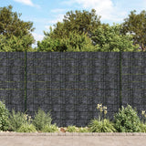 Garden Privacy Screens 4 pcs PVC 35x0.19m Grey