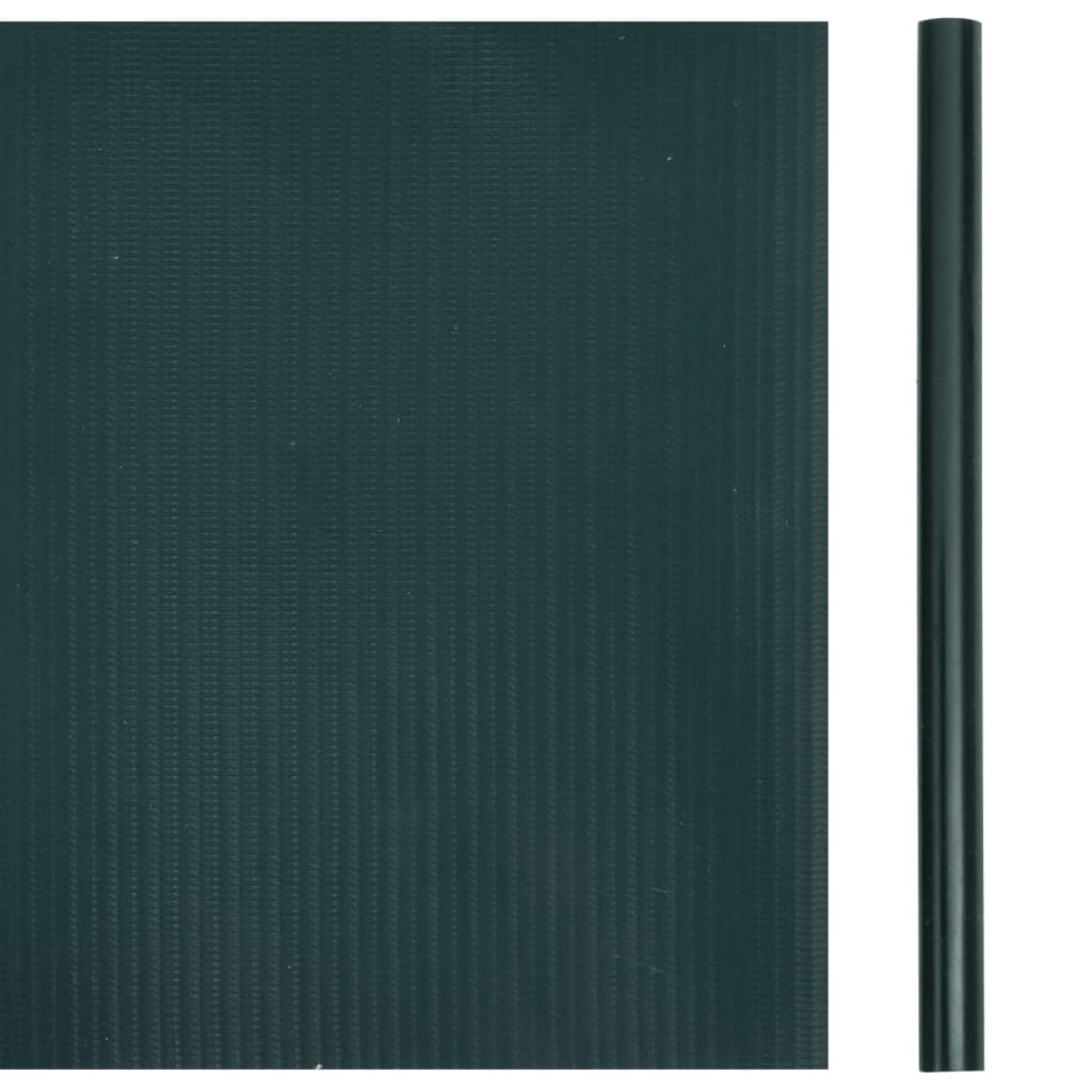 Écran d'intimité de jardin PVC 35x0,19 m Vert mat