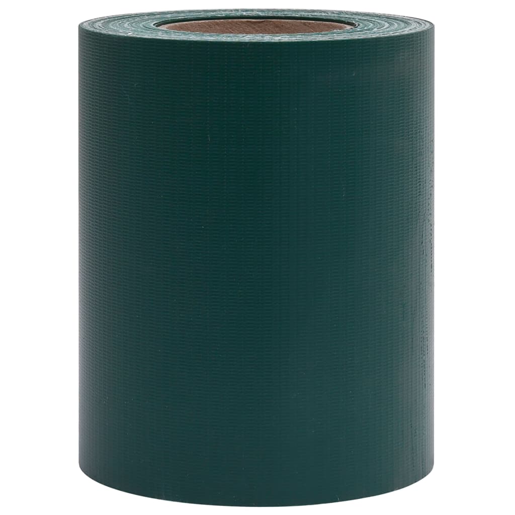 Écran d'intimité de jardin PVC 35x0,19 m Vert mat