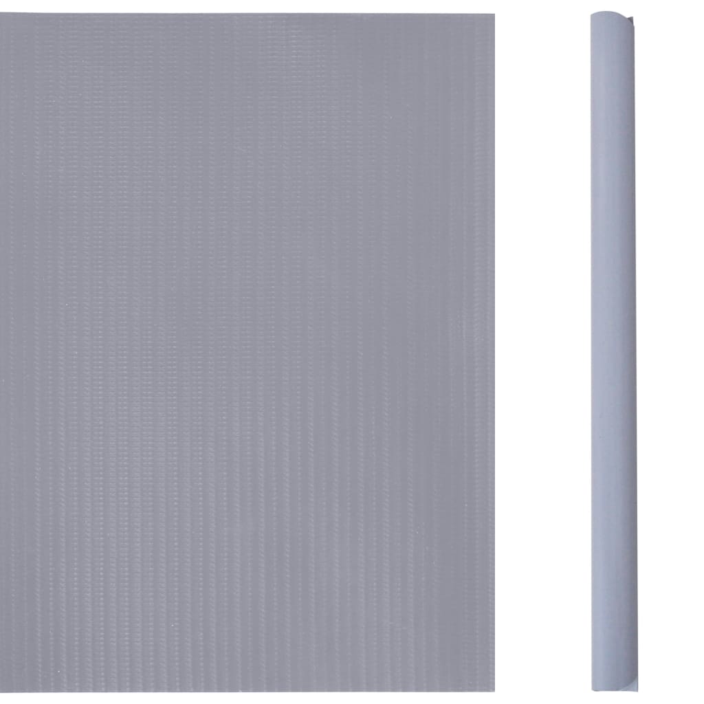 Garden Privacy Screens 4 pcs PVC 35x0.19m Light Grey Matt