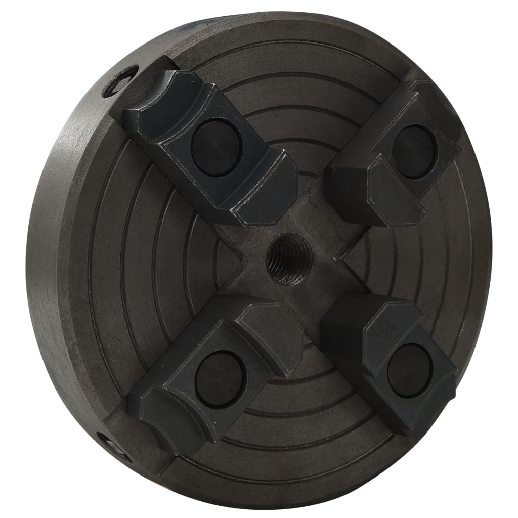 4-jaw wood chuck M18 connection black steel 150x63 mm