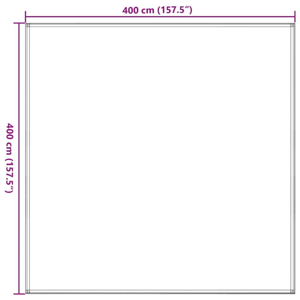 Tent mat 400x400 cm Beige