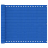 Blue balcony screen 75x500 cm HDPE