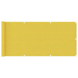 Yellow balcony screen 75x500 cm HDPE