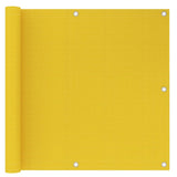 Yellow balcony screen 90x300 cm HDPE