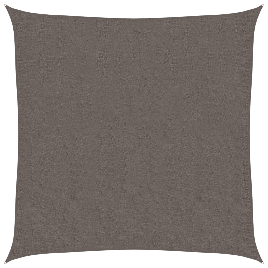 Voile d'ombrage 160 g/m² Anthracite 3x3 m PEHD