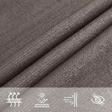 Voile d'ombrage 160 g/m² Anthracite 2x4,5 m PEHD