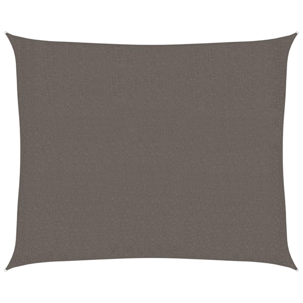 Voile d'ombrage 160 g/m² Anthracite 2,5x3 m PEHD