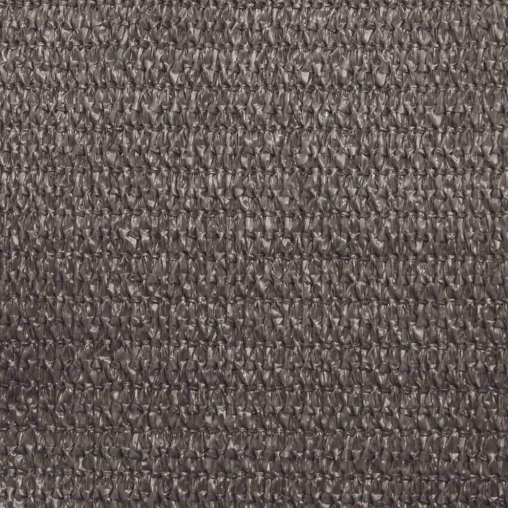 Voile d'ombrage 160 g/m² Anthracite 2,5x4 m PEHD