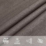 Voile d'ombrage 160 g/m² Anthracite 2,5x2,5x3,5 m PEHD