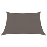 Voile d'ombrage 160 g/m² Anthracite 3/4x2 m PEHD