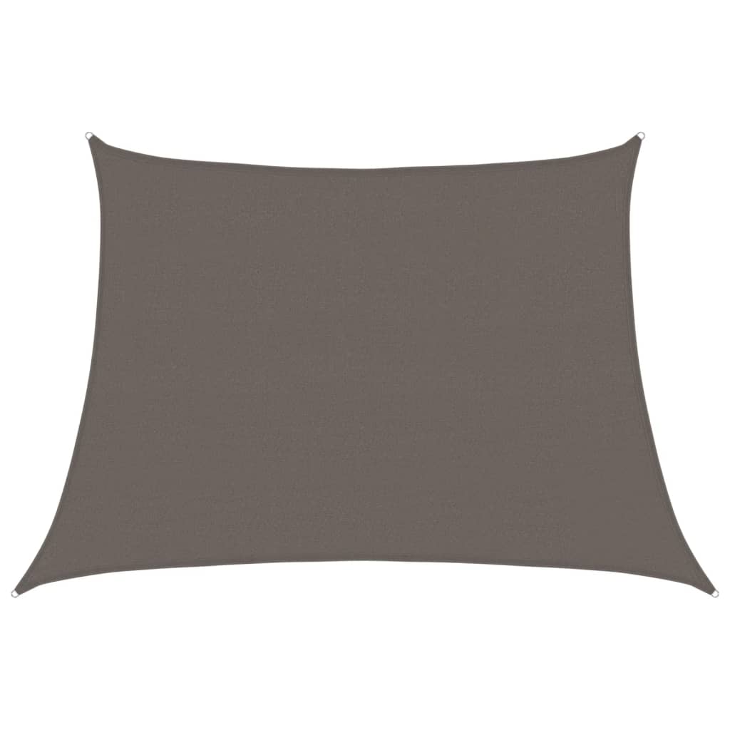 Voile d'ombrage 160 g/m² Anthracite 4/5x3 m PEHD