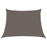 Voile d'ombrage 160 g/m² Anthracite 4/5x3 m PEHD