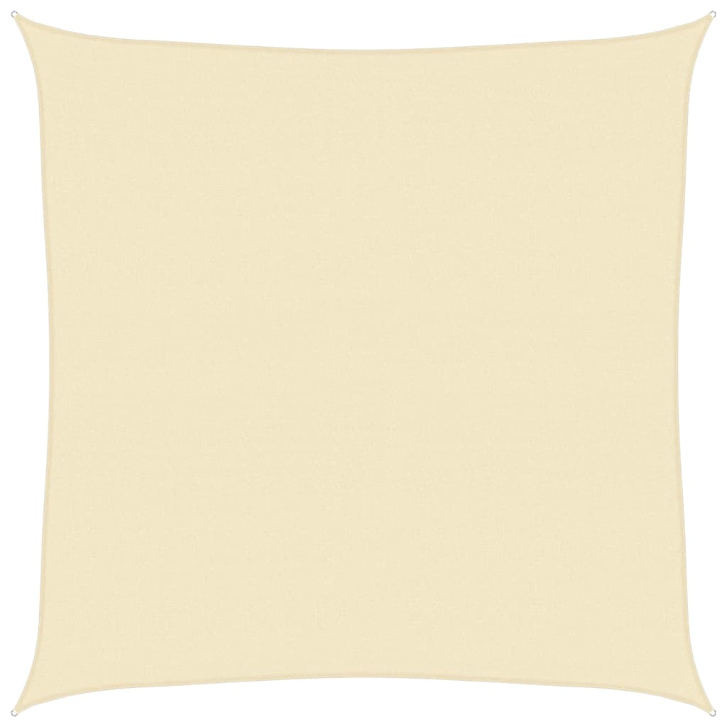 Voile d'ombrage 160 g/m² Crème 5x5 m PEHD