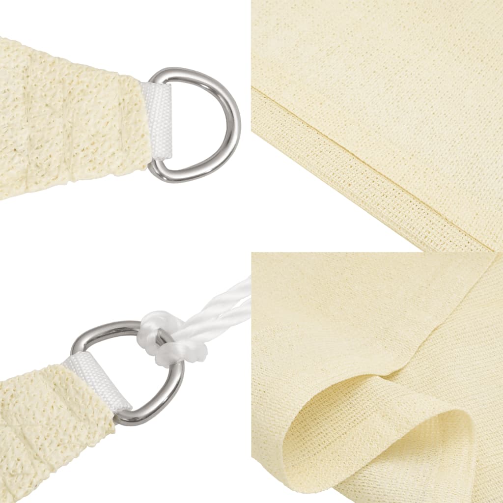 Voile d'ombrage 160 g/m² Crème 2,5x3 m PEHD