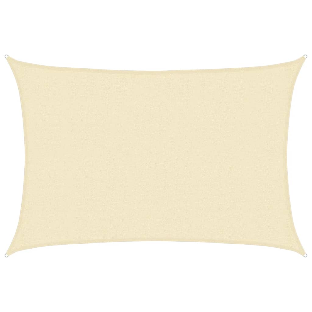 Voile d'ombrage 160 g/m² Crème 2,5x4 m PEHD