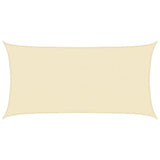 Voile d'ombrage 160 g/m² Crème 2,5x4,5 m PEHD