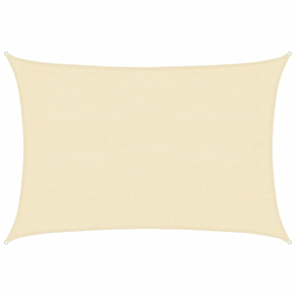 Voile d'ombrage 160 g/m² Crème 3x4 m PEHD