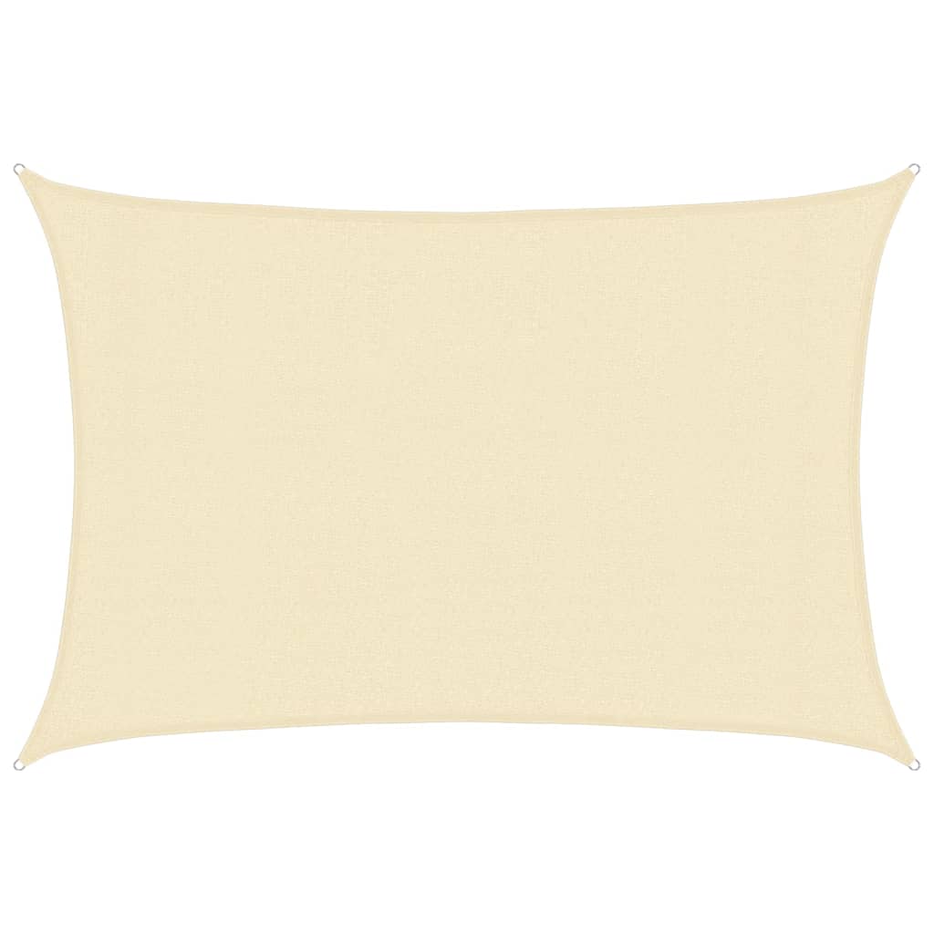 Voile d'ombrage 160 g/m² Crème 3x4,5 m PEHD