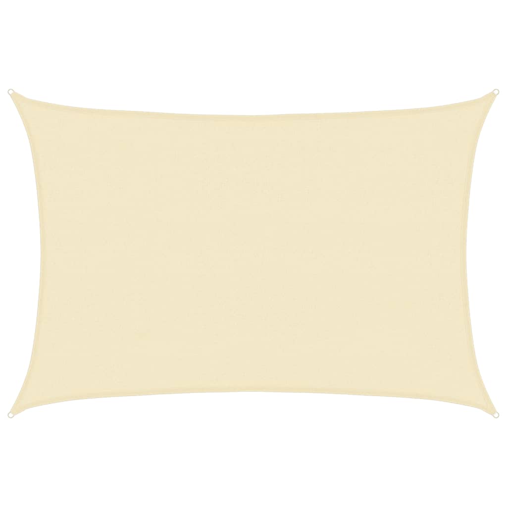 Voile d'ombrage 160 g/m² Crème 4x5 m PEHD