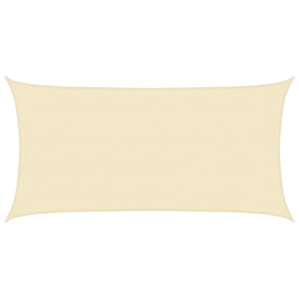 Voile d'ombrage 160 g/m² Crème 4x7 m PEHD