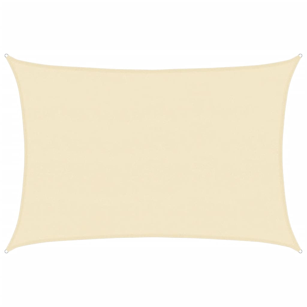 Voile d'ombrage 160 g/m² Crème 5x6 m PEHD