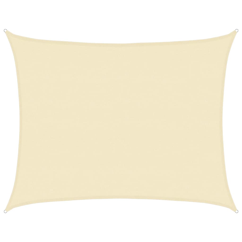 Voile d'ombrage 160 g/m² Crème 6x7 m PEHD