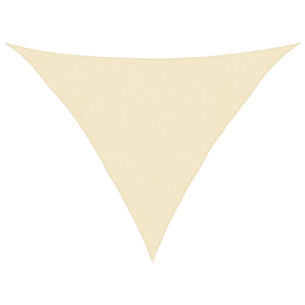 Voile d'ombrage 160 g/m² Crème 4x4x5,8 m PEHD