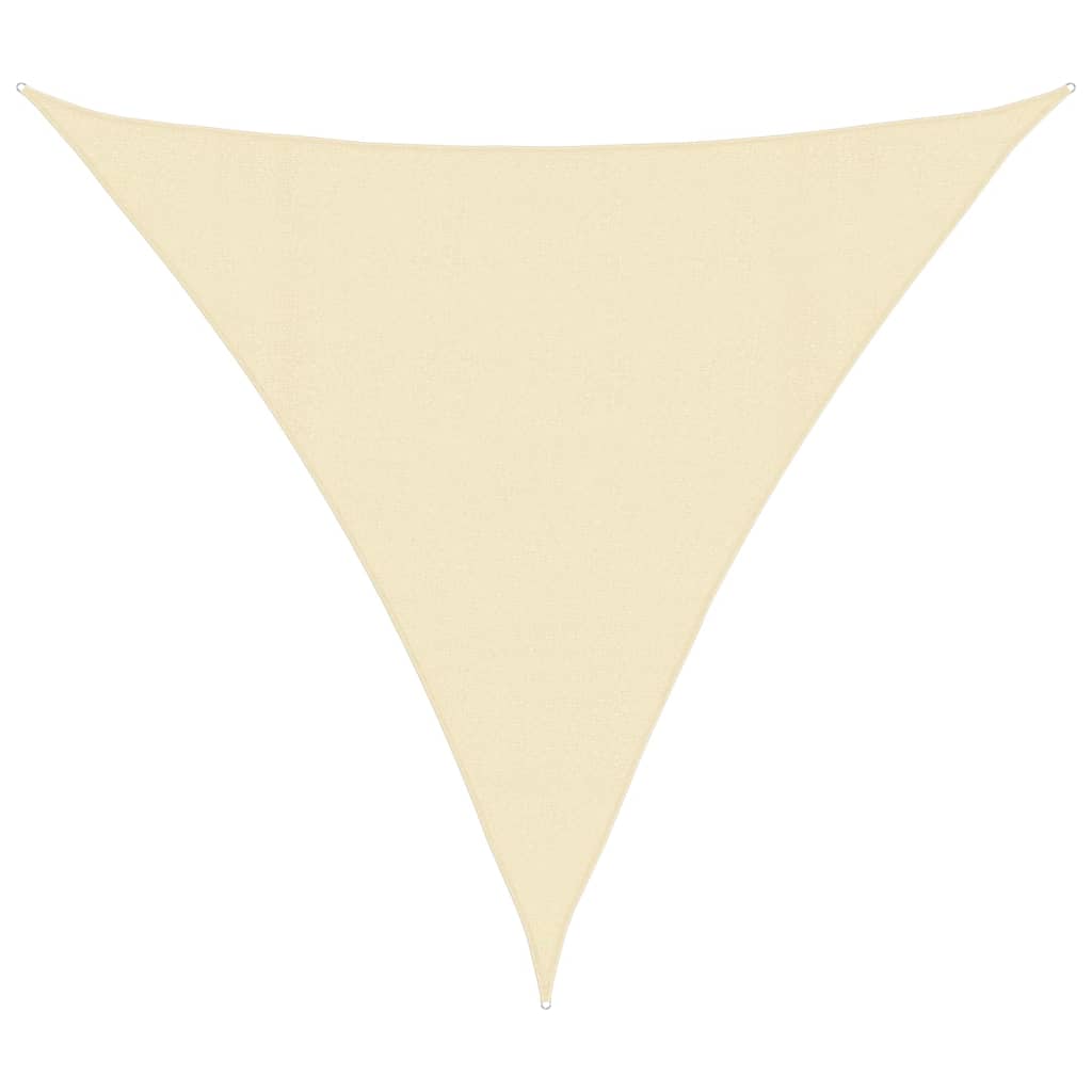 Voile d'ombrage 160 g/m² Crème 4,5x4,5x4,5 m PEHD