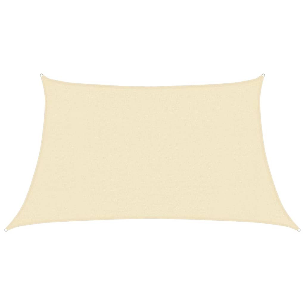 Voile d'ombrage 160 g/m² Crème 3/4x2 m PEHD