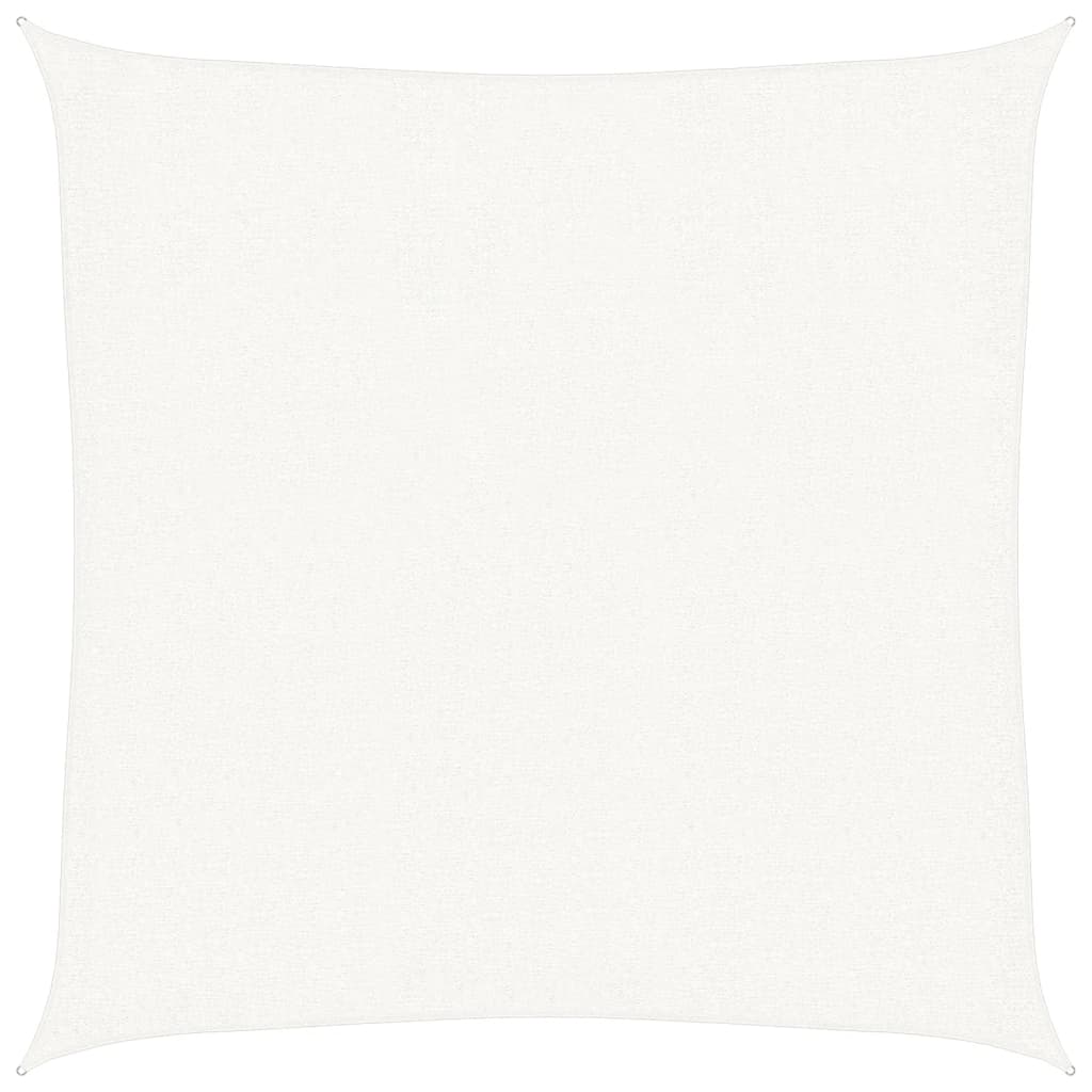 Voile d'ombrage 160 g/m² Blanc 3x3 m PEHD