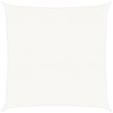 Voile d'ombrage 160 g/m² Blanc 6x6 m PEHD