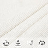 Voile d'ombrage 160 g/m² Blanc 2,5x4 m PEHD