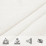 Voile d'ombrage 160 g/m² Blanc 3x4,5 m PEHD