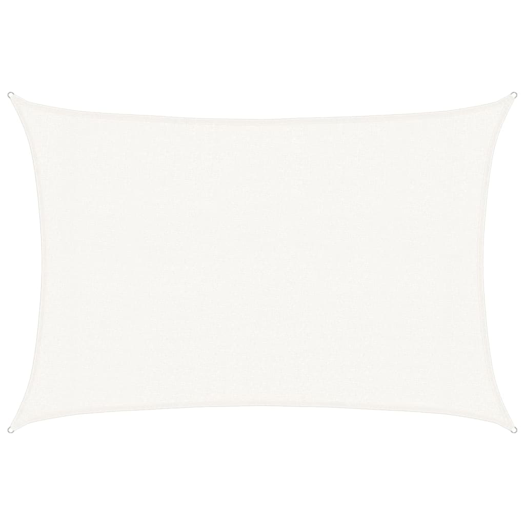 Voile d'ombrage 160 g/m² Blanc 3x5 m PEHD