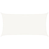 Voile d'ombrage 160 g/m² Blanc 3x6 m PEHD