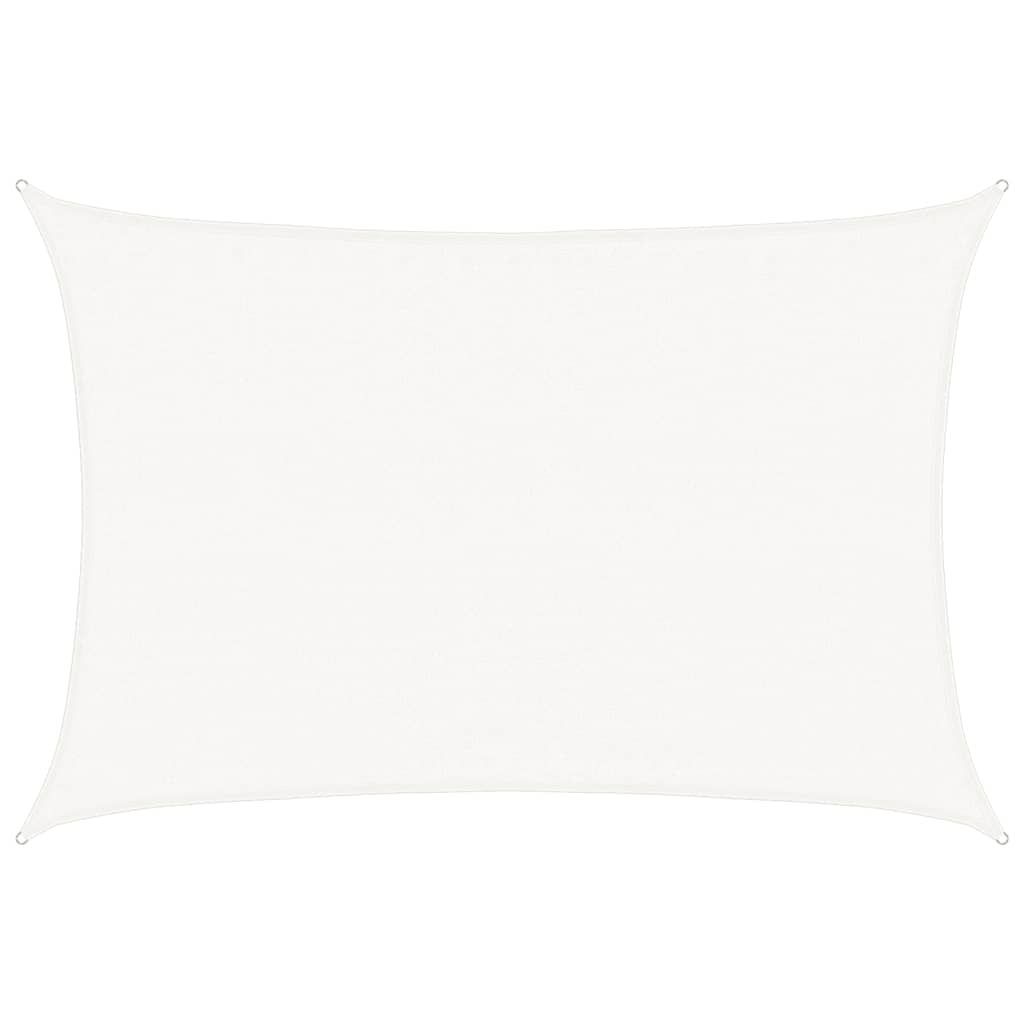 Voile d'ombrage 160 g/m² Blanc 3,5x4,5 m PEHD