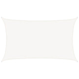 Voile d'ombrage 160 g/m² Blanc 5x8 m PEHD