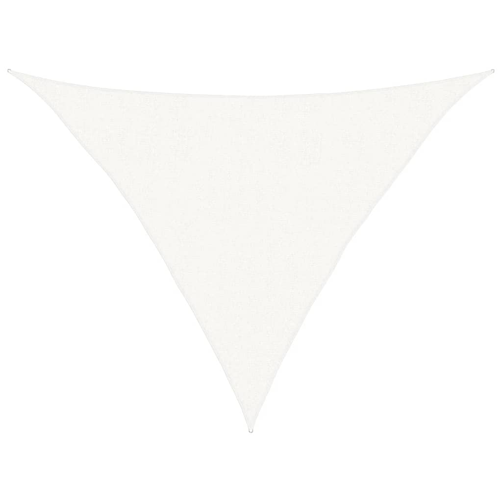 Voile d'ombrage 160 g/m² Blanc 2,5x2,5x3,5 m PEHD