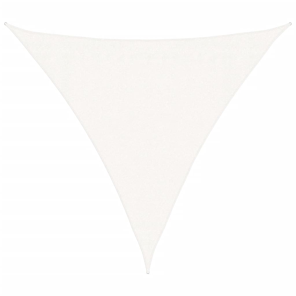 Voile d'ombrage 160 g/m² Blanc 3x3x3 m PEHD