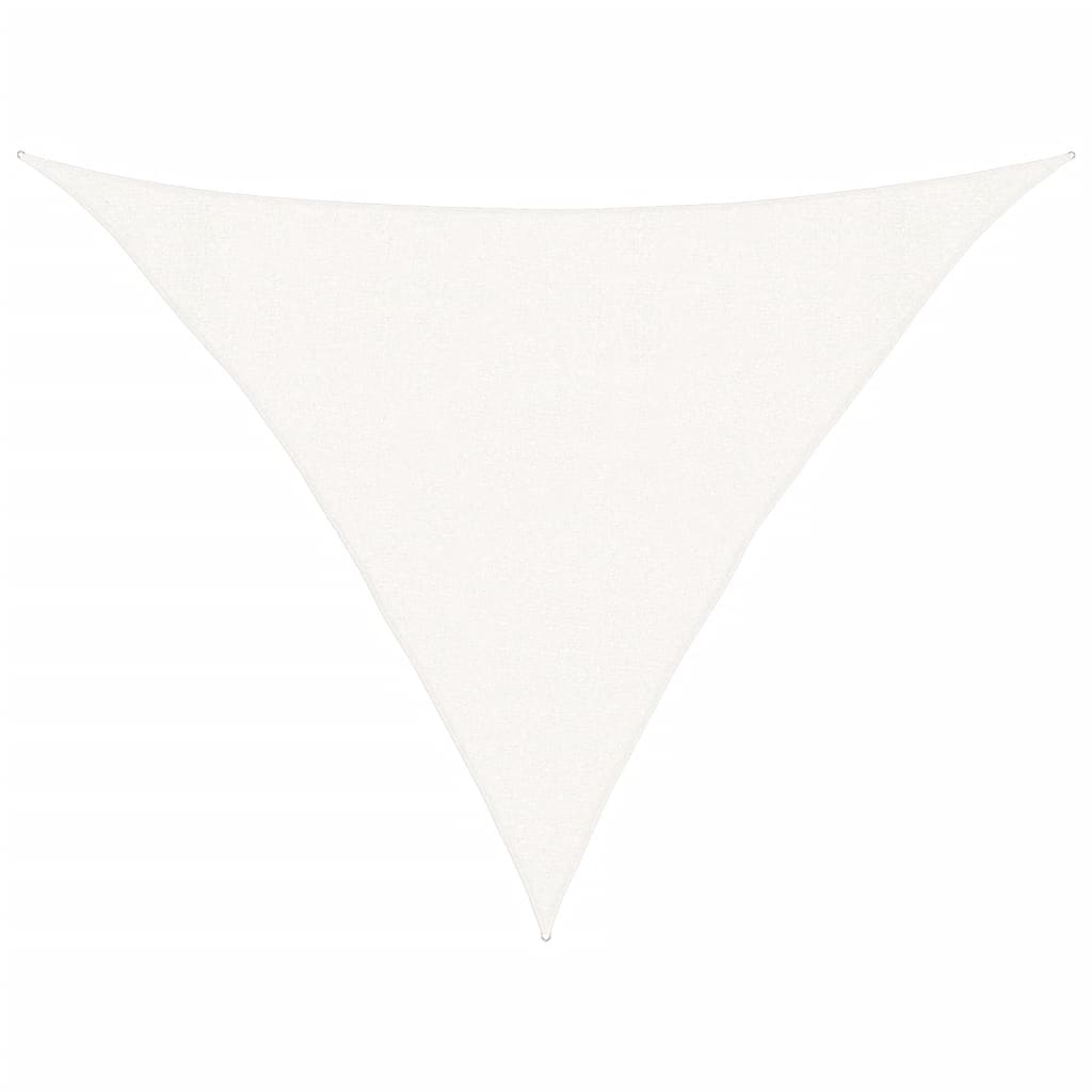 Voile d'ombrage 160 g/m² Blanc 3x3x4,2 m PEHD