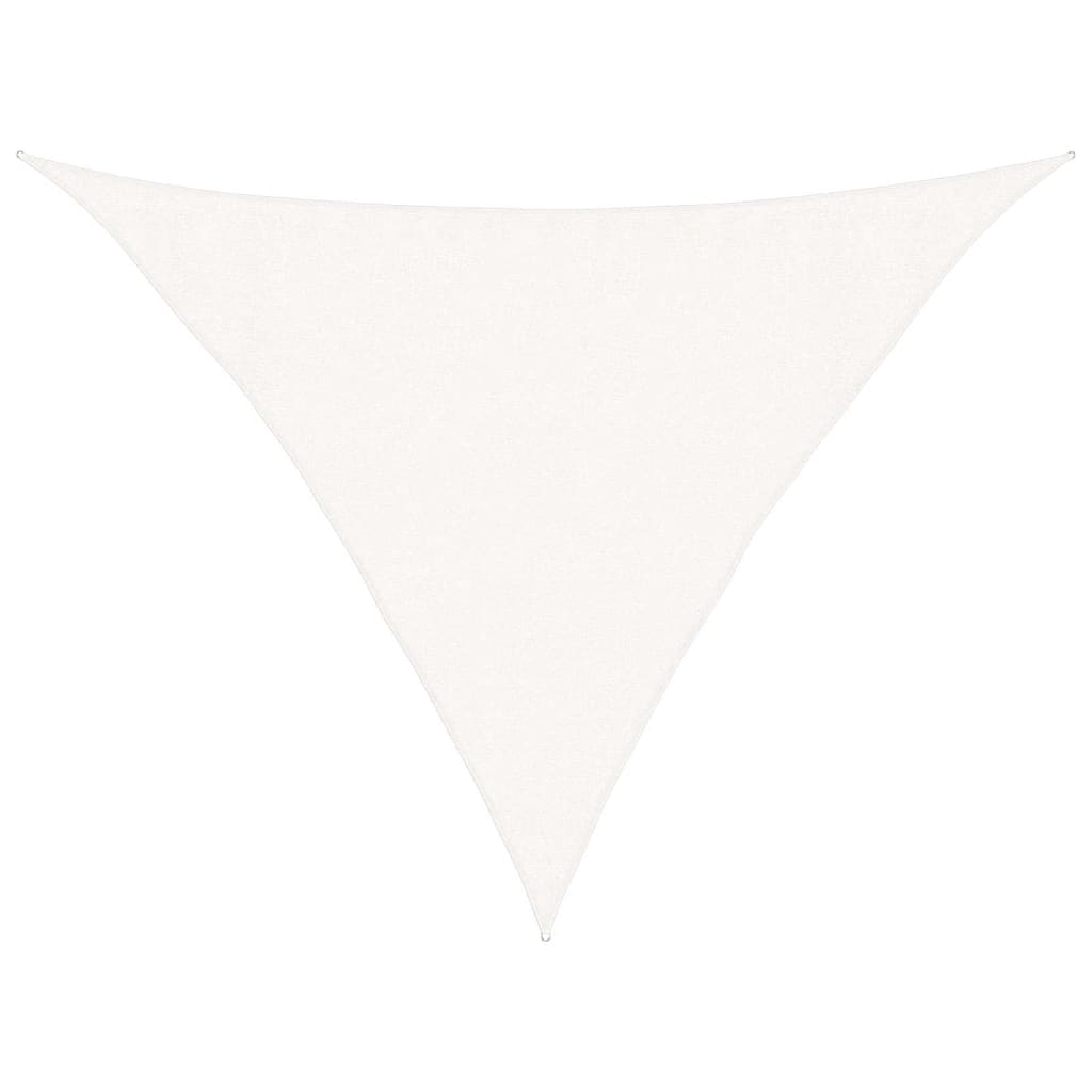 Voile d'ombrage 160 g/m² Blanc 3,5x3,5x4,9 m PEHD