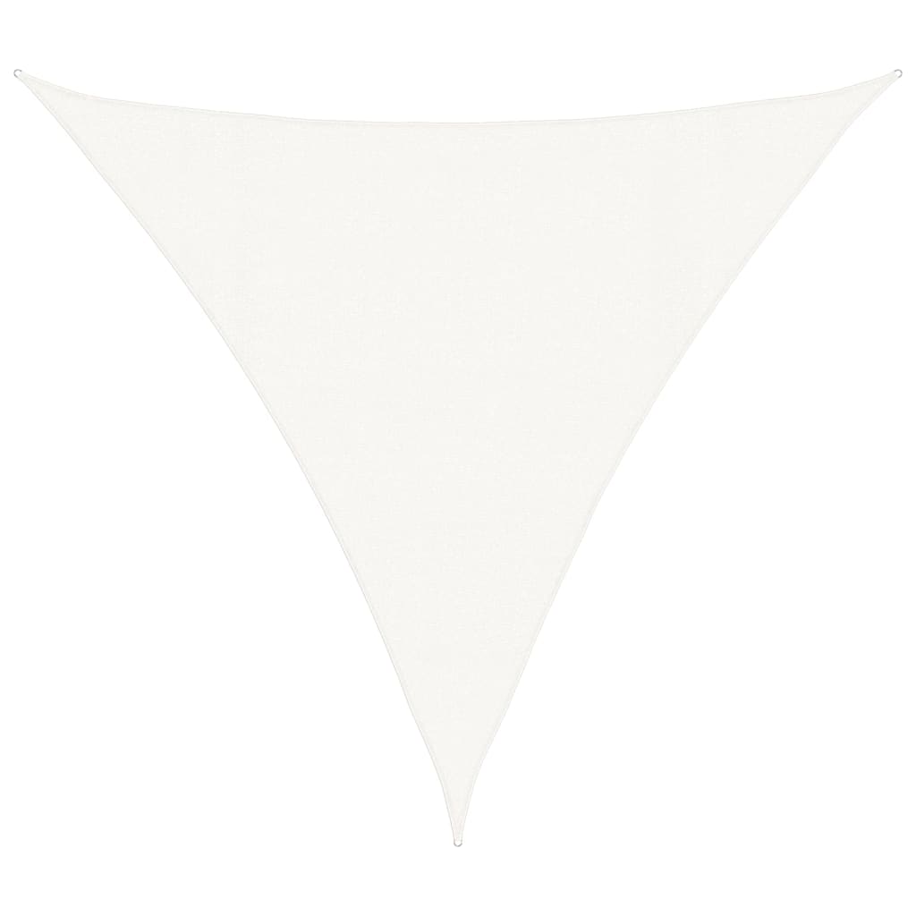 Voile d'ombrage 160 g/m² Blanc 4,5x4,5x4,5 m PEHD