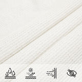 Voile d'ombrage 160 g/m² Blanc 4,5x4,5x4,5 m PEHD