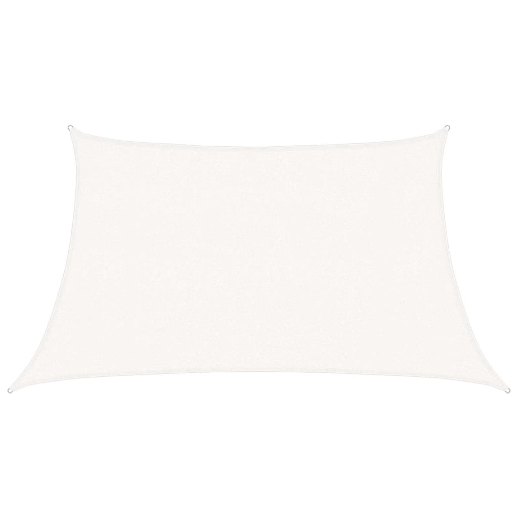 Voile d'ombrage 160 g/m² Blanc 3/4x2 m PEHD