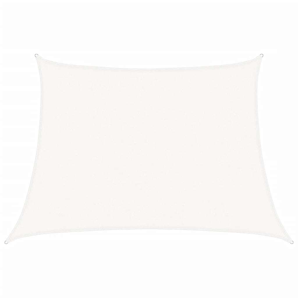 Voile d'ombrage 160 g/m² Blanc 4/5x3 m PEHD